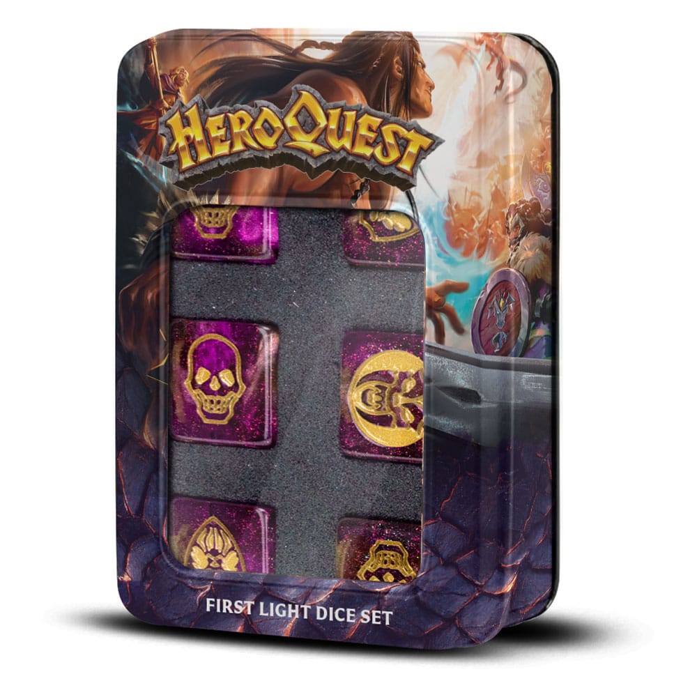 HeroQuest - pack dés First Light D6