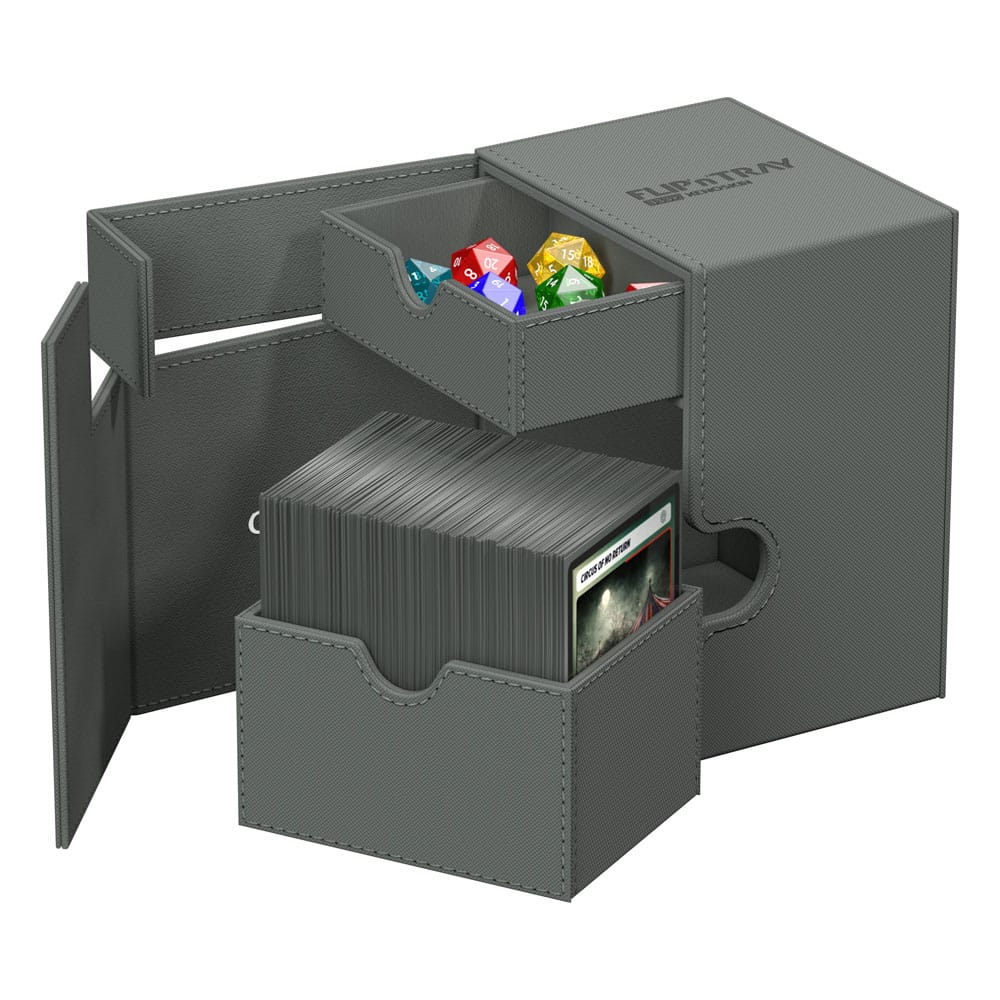 Ultimate Guard Flip`n`Tray 133+ XenoSkin Monocolor Gris