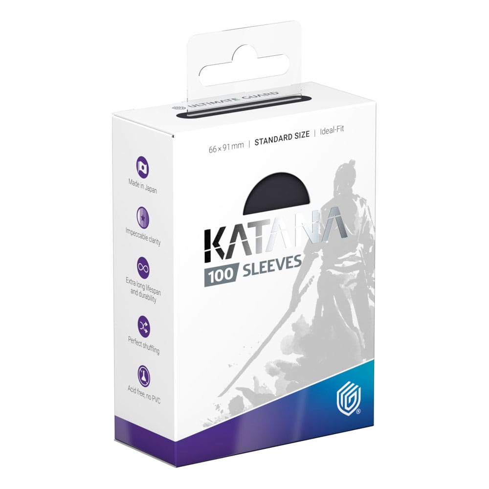 Ultimate Guard 100 pochettes Katana Sleeves taille standard Obsidian Shard