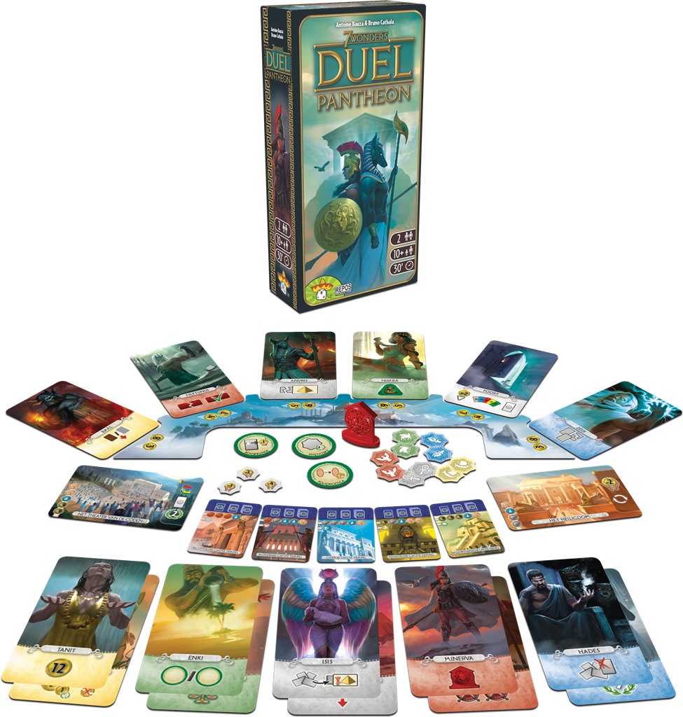 7 Wonders - Duel - extension Pantheon (fr)