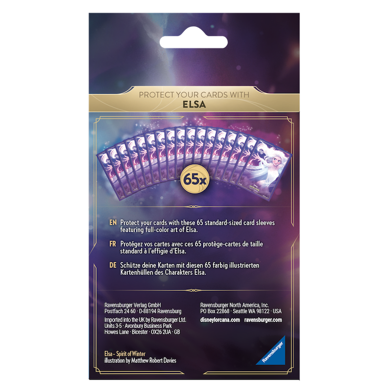 DISNEY - Lorcana - Protège-cartes - Elsa - Vague 1