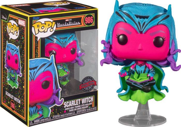 MARVEL - POP N° 986 - Wandavision - Scarlet Witch (Blacklight) SP.EDIT