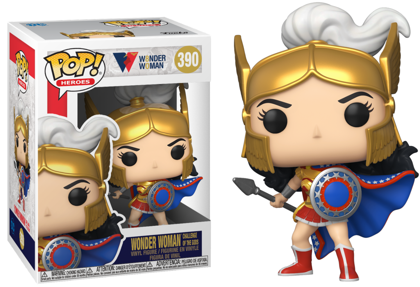 WW80TH - POP N° 390 - Wonder Woman Challenge of the Gods