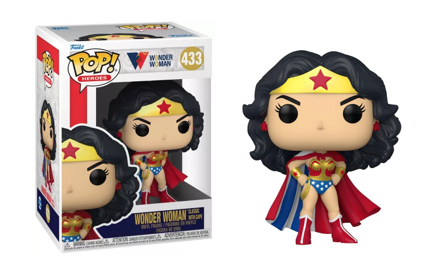 WW80TH - POP N° 433 - Wonder Woman (Classic w/ Cape)