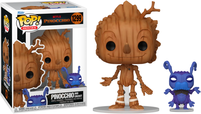 PINOCCHIO NETFLIX - POP Movies N° 1299 - Pinocchio and Cricket