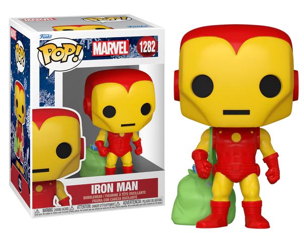MARVEL HOLIDAY - POP N° 1282 - Iron Man avec Sac