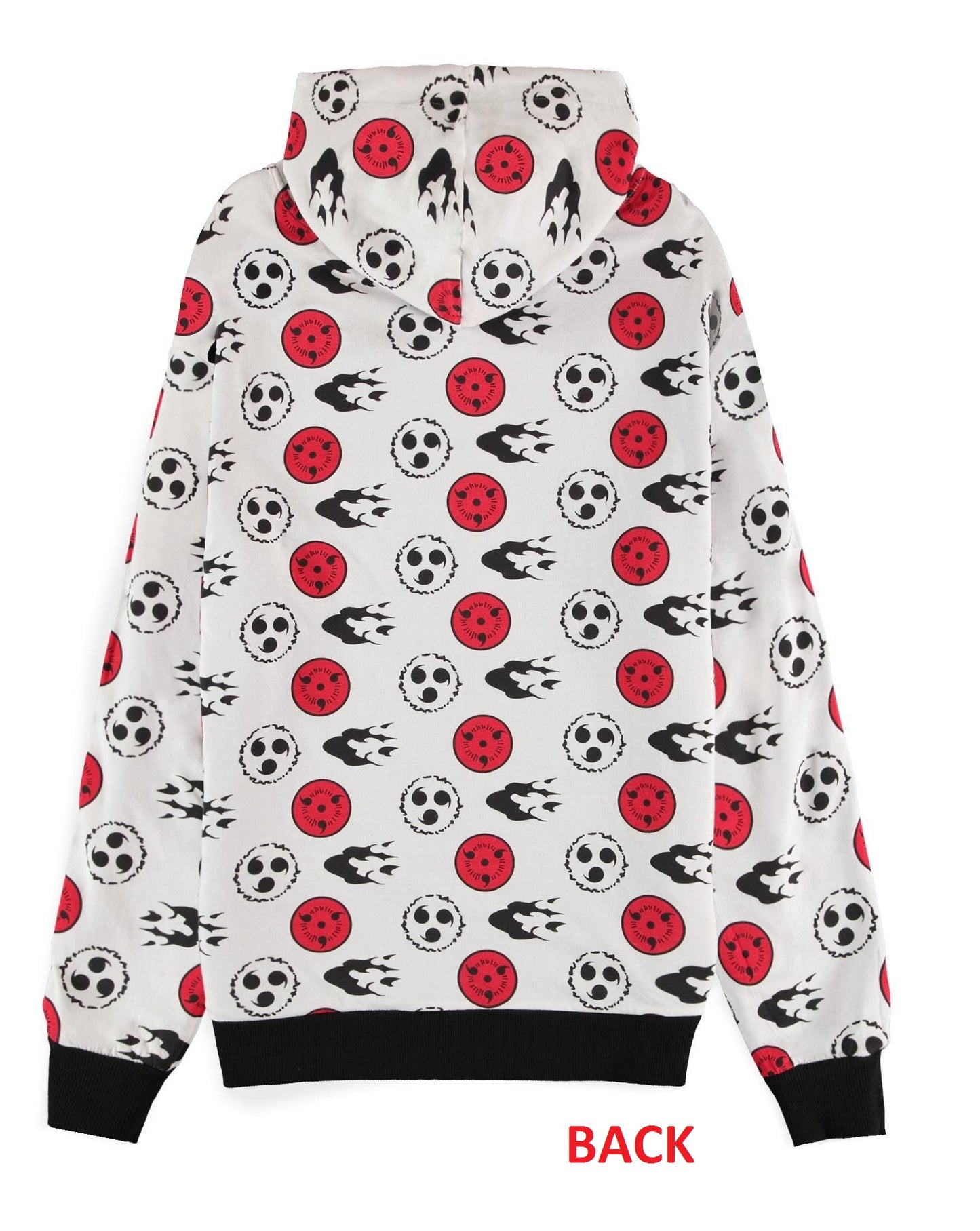 NARUTO SHIPPUDEN - Symbols - Pull à Capuche Zipper Réversible (S)