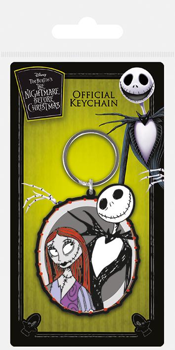 NBX - Porte-Clés Caoutchouc - Jack & Sally