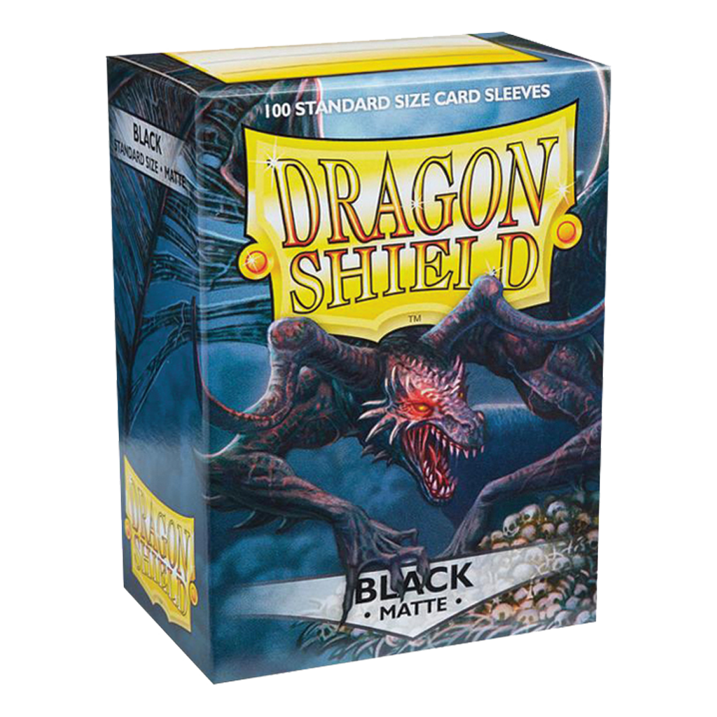 Dragon Shield - 100 Sleeves standard Matte - Black