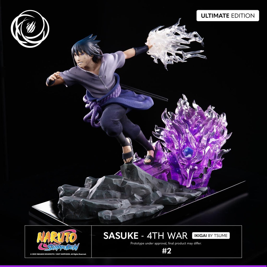 NARUTO - Sasuke Uchiwa Ikigai - 4th War - Statue Résine 1/6 By Tsume
