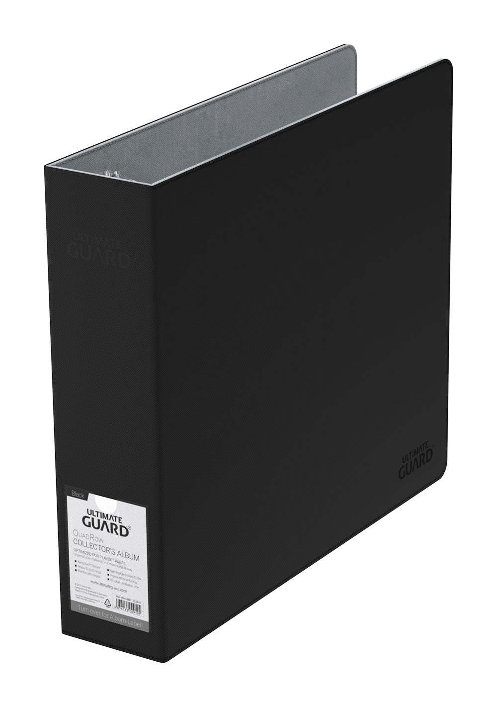 Ultimate Guard Supreme Collector´s Album QuadRow 3-Ring XenoSkin Noir