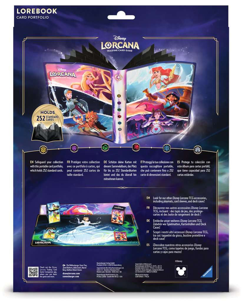Lorcana - Portfolio - Lorebook 252 cartes/cards - Princesses