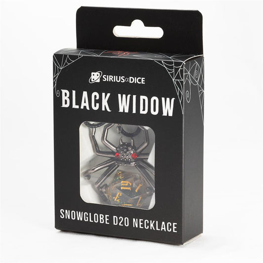 Sirius Dice - Black Widow D20 Necklace