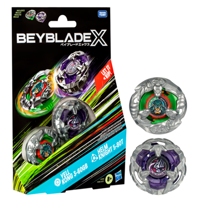 Beyblade X - Dual Starter Pack - Yell Kong 3-60GB vs Helm Knight 5-80T