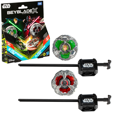 Beyblade X - Star Wars - Dual Starter Pack - Luke Skywalker 4-80B vs Darth Vader 4-60P