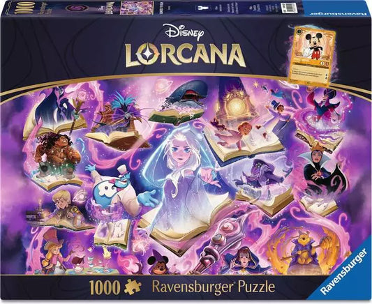 Disney - Puzzle Lorcana améthyste 1000 pièces + carte promo