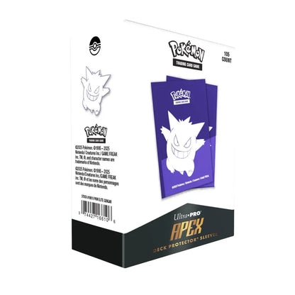 Ultra Pro - Pokémon 105ct Apex Deck Protector sleeves for Pokémon: Ectoplasma