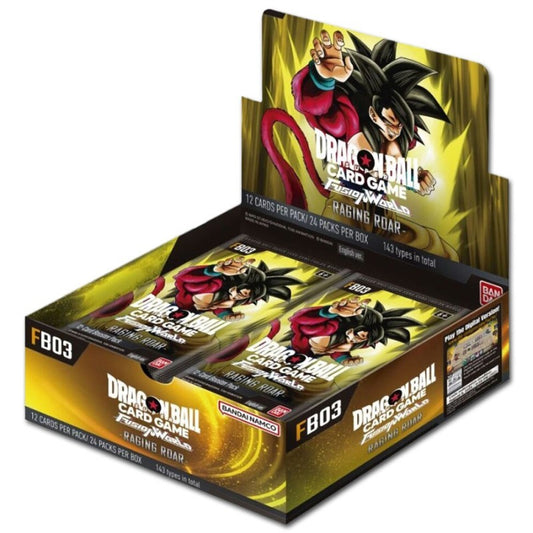 Dragon Ball Super Card Game Fusion World - Raging Roar FB03 - Display 24 boosters (English)