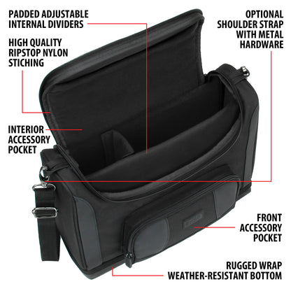 USA Gear - D&D Organizer Carrying Bag: Black