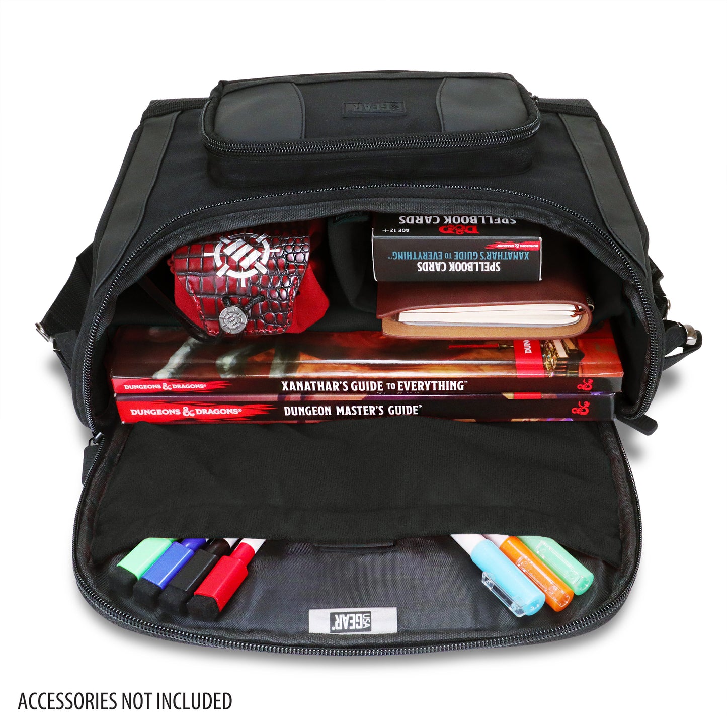 USA Gear - D&D Organizer Carrying Bag: Black