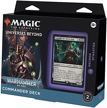 Magic the Gathering - Universes Beyond : Warhammer 40k - Commander Deck : Necron dynasties (English)