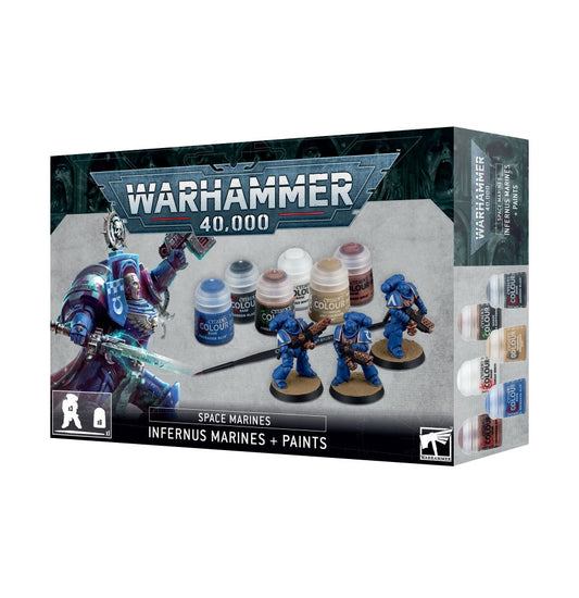 Warhammer 40k - Space Marines : Infernus Marines + Paints set