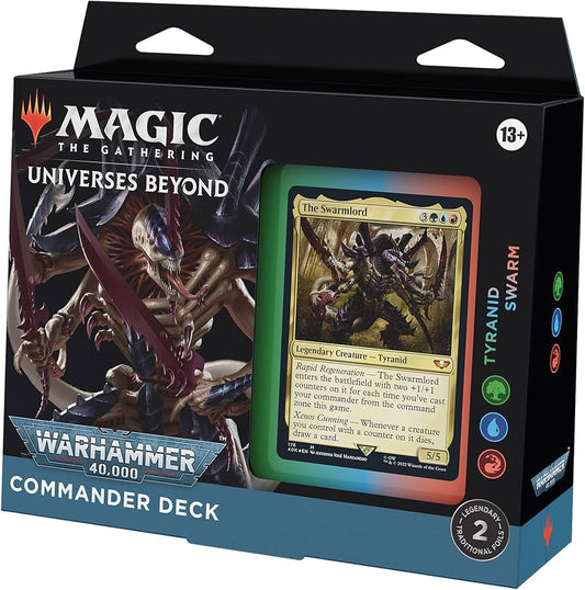 Magic the Gathering - Universes Beyond : Warhammer 40k - Commander Deck : Tyranid swarm (English)