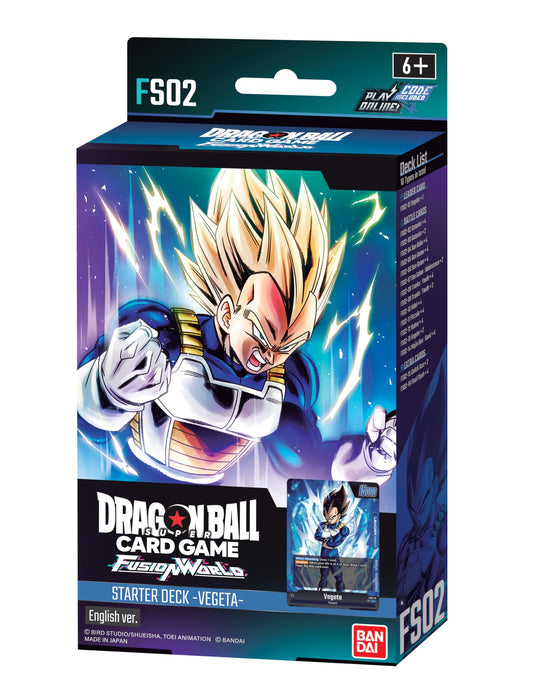 Dragon Ball Super Card Game Fusion World - Starter deck FS02 : Vegeta (English)