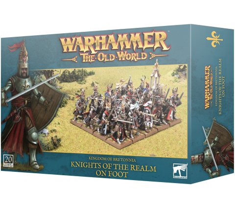 Warhammer The Old World - Kingdom of Bretonnia : Knights of the realm on foot