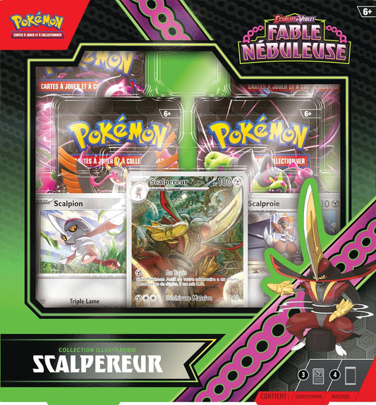 Pokémon - Ecarlate et Violet : Fable Nébuleuse EV 6.5 - Coffret Scalpereur (français)