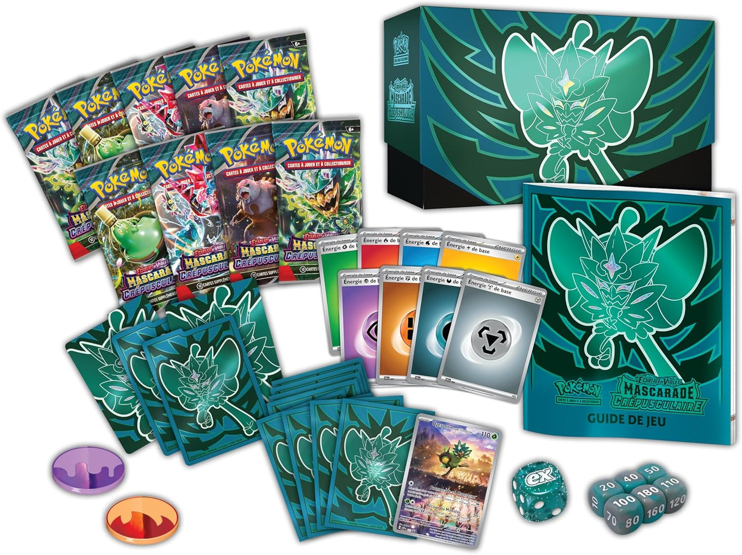 Pokémon - Ecarlate et Violet : Mascarade Crepusculaire EV 6 - Coffret dresseur d'élite ETB (français)