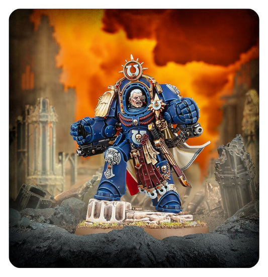Warhammer 40k - Ultramarines : Marneus Calgar in Armour of Antilochus / En Armure d'Antilochus