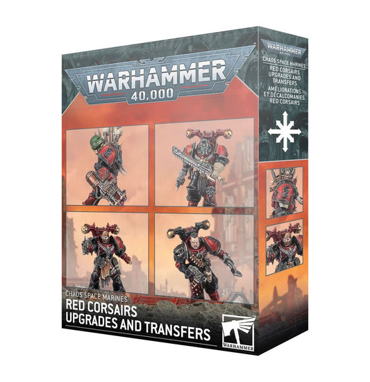 Warhammer 40k - Chaos Space Marines : Red Corsairs Upgrades and Transfers // Améliorations et Décalcomanies