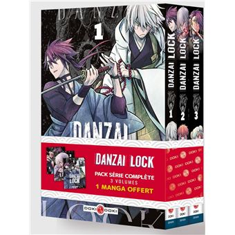 Danzai Lock - Pack série complète 3 volumes (2+1 offert)