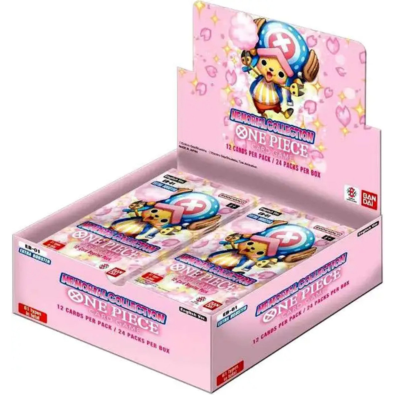 One Piece Card Game - EB01 Memorial collection - Display 24 boosters (English)