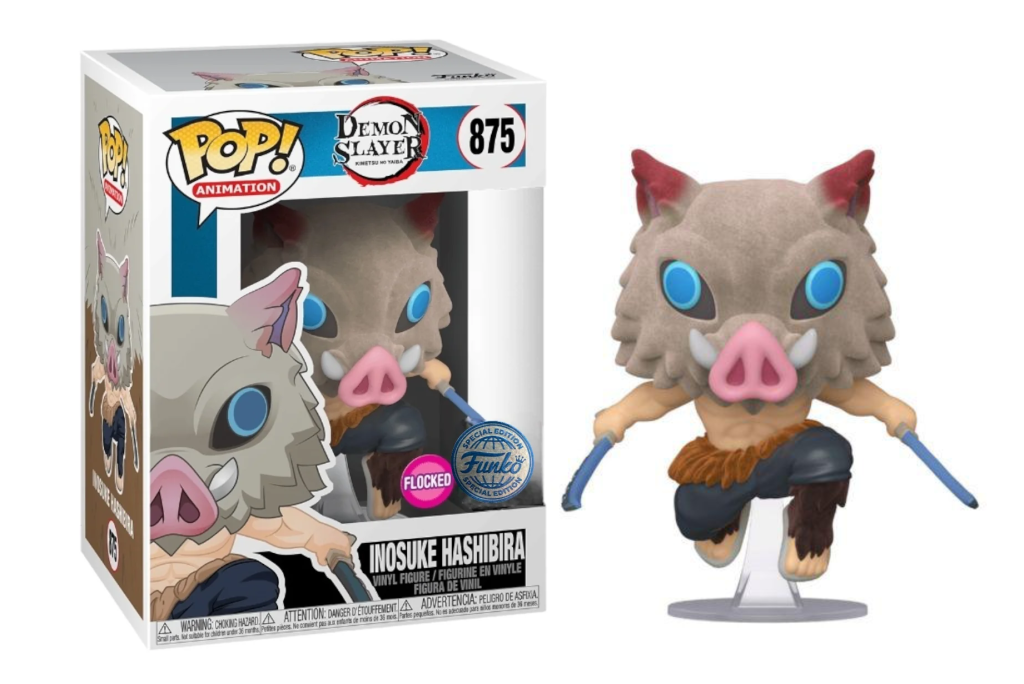 DEMON SLAYER - Pop N° 875 - Inosuke Hashibira Flocked SE