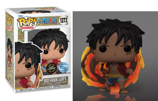 ONE PIECE - POP Animation N° 1273 - Red Hawk Luffy Chase Glow in the Dark