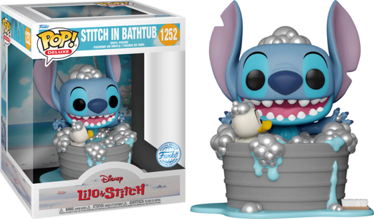 DISNEY - POP Deluxe N° 1252 - Stitch dans la baignoire
