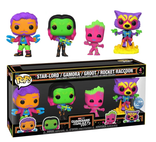LES GARDIENS DE LA GALAXIE 2 - POP Movie - 4pk (BLKLT)