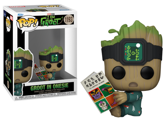 I AM GROOT - POP N° 1193 - Groot PJs avec Livre