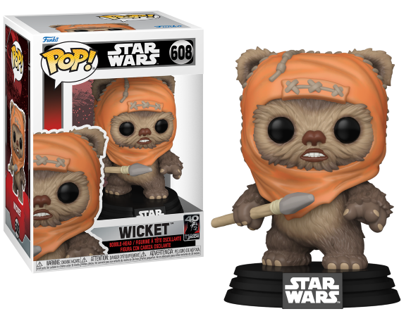 STAR WARS 6 "40EME ANNIVERSAIRE" - POP N° 608 - Wicket