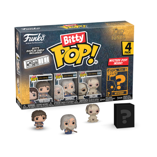 LE SEIGNEUR DES ANNEAUX - Bitty Pop 4 Pack 2.5cm - Frodon