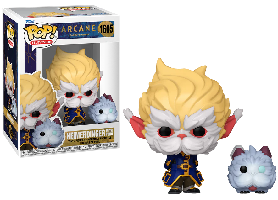 ARCANE - POP TV N° 1605 - Heimerdinger avec Poro