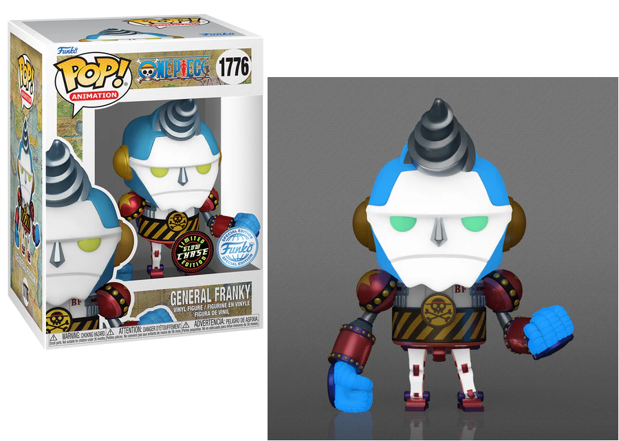 ONE PIECE - POP Animation N° 1776 - General Franky Chase (Glow in the Dark GitD)