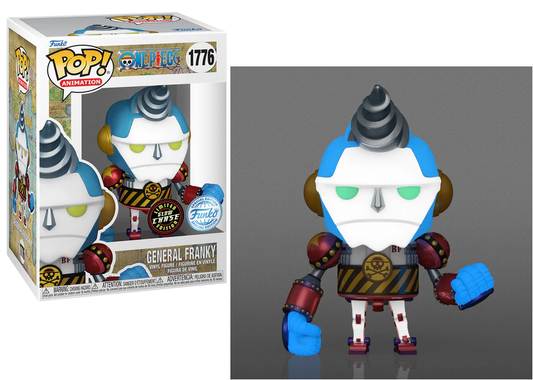 ONE PIECE - POP Animation N° 1776 - General Franky Chase (Glow in the Dark GitD)