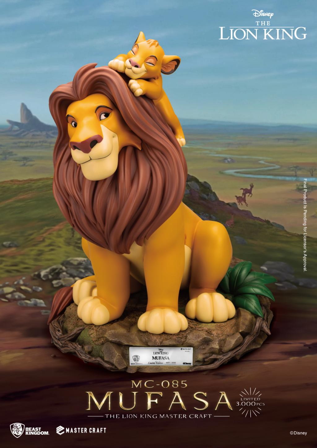 LE ROI LION - Mufasa - Statuette Master Craft 35.6cm