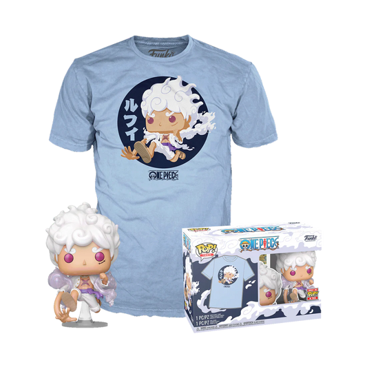 ONE PIECE - POP N° 1607 - Luffy Gear Five + T-shirt (M)