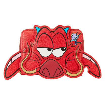 MULAN - Mushu Glitter "25ème Anniv." - Portefeuille Cosplay LoungeFly