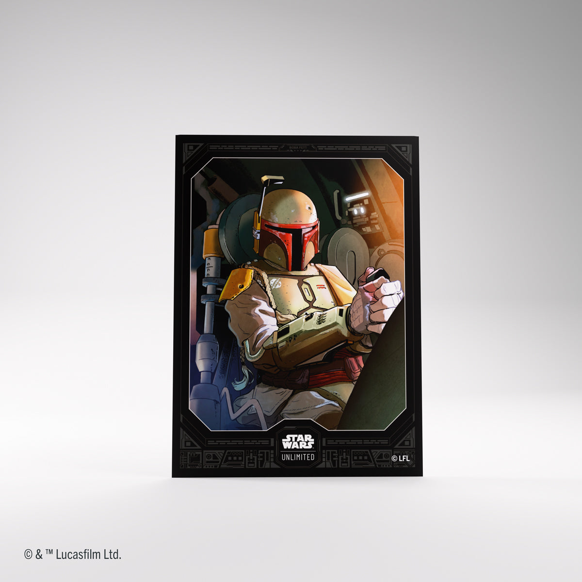GameGenic / Star Wars Unlimited - 60 Premium art sleeves + 2 clear sleeves Boba Fett