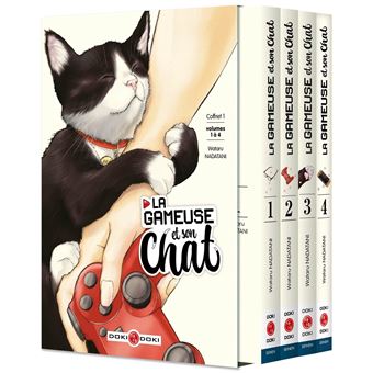 La Gameuse et son chat – Coffret Tomes 01 à 04